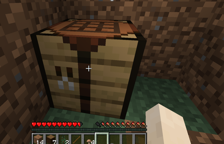 マイクラ　作業台を置く